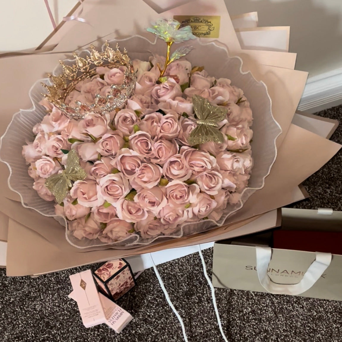 100x Lily Rose Bouquet