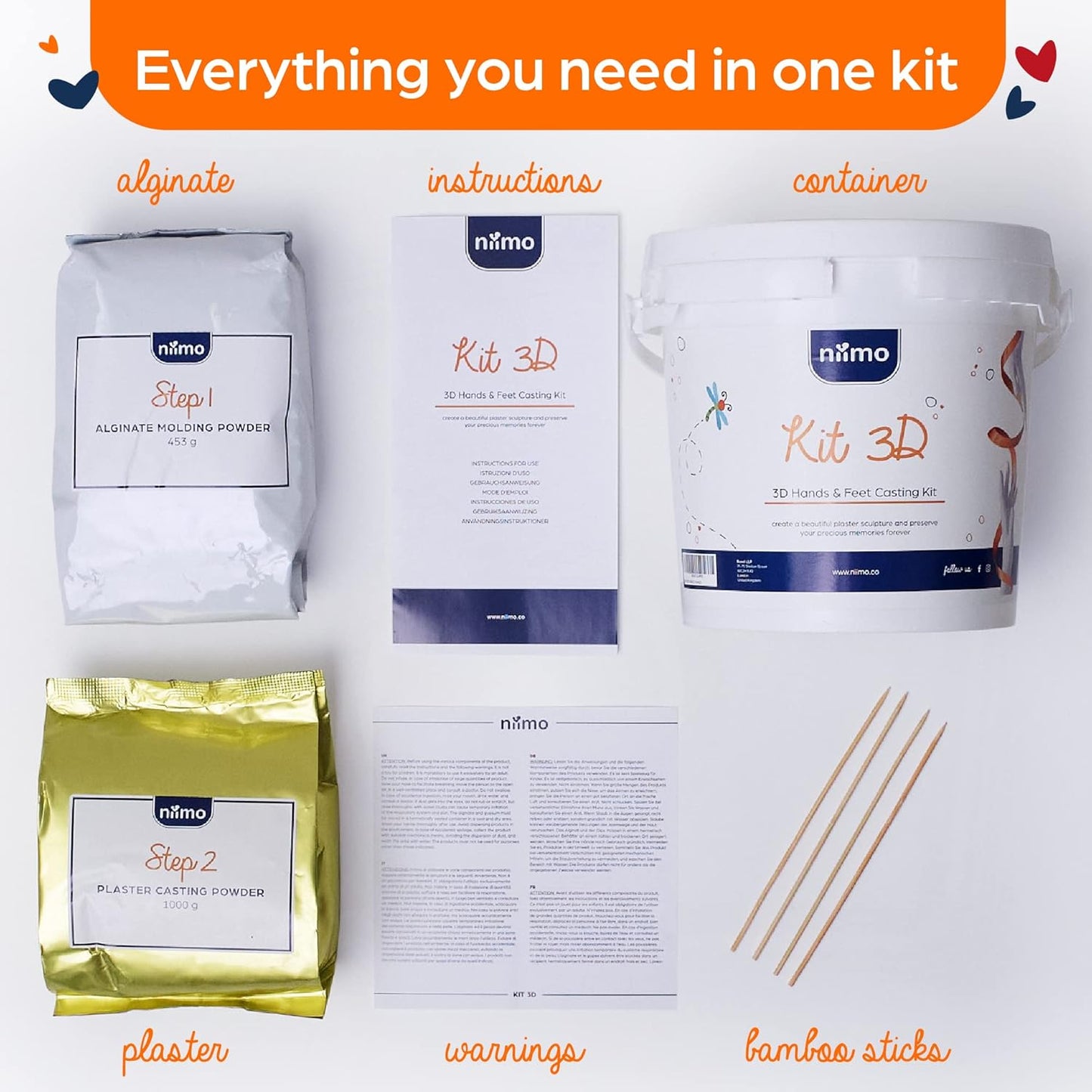 Couples Hand Casting Kit