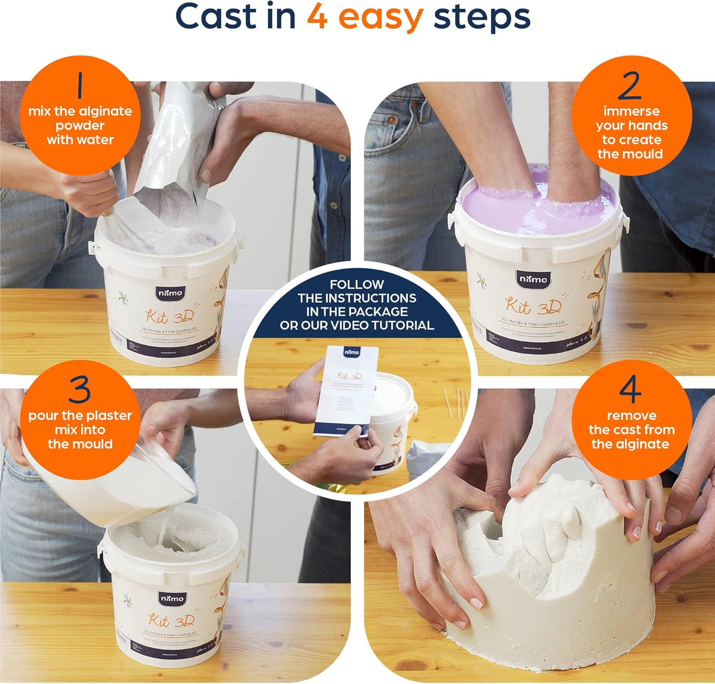 Couples Hand Casting Kit