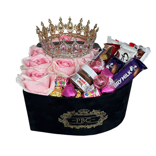 Treat box with a crown