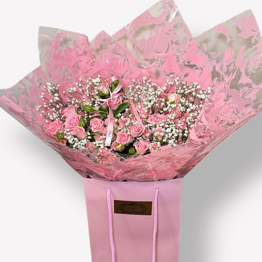 Pink Odilia Rose Bouquet