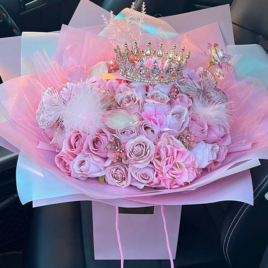 Pink JUMBO Bouquet Gift Set