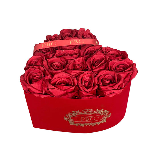 Red flower box