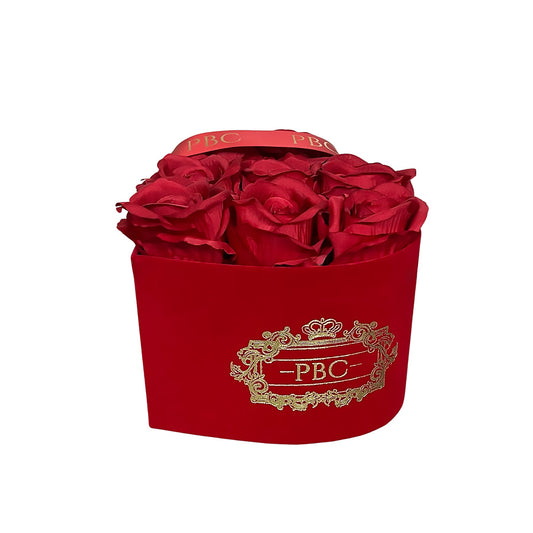 Small red rose box