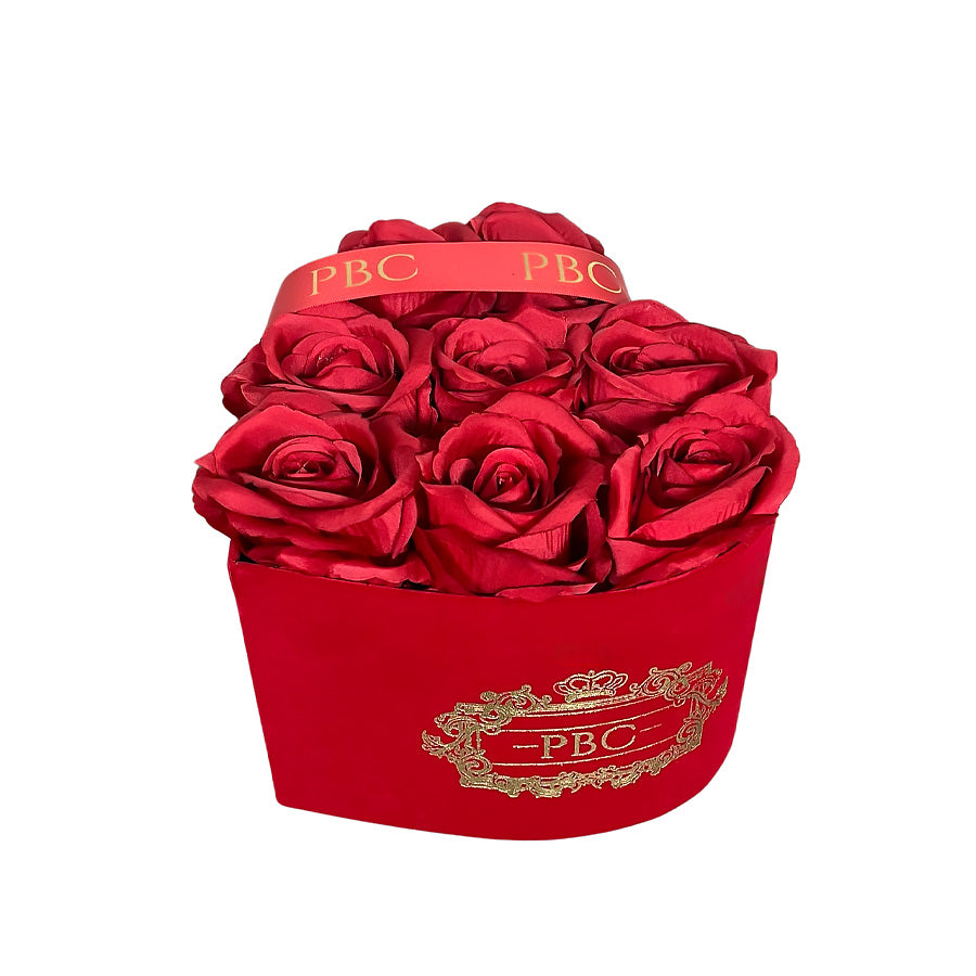 PBC Gifts small red heart box