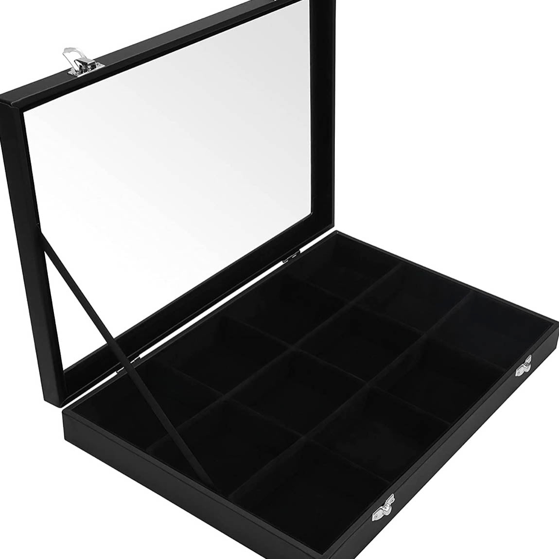 Black empty promise box with 12 compartments